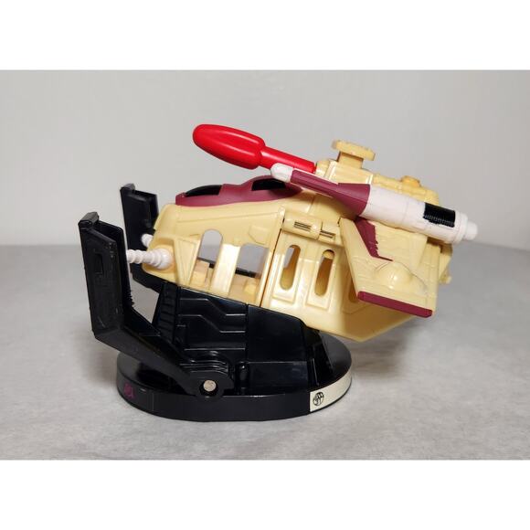 Star Wars AttackTix 70 Republic Gunship W/ Base And Missile Hasbro New Other - Picture 5 of 7